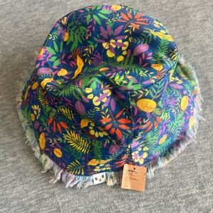 Little Brownie Baker Reversible Floral‎ Bucket Hat Kids Girl Scouts Cookie New